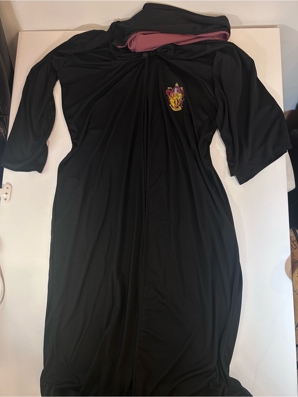 Adult Harry Potter Gryffindor Robe Rubies Made in USA One Size Hooded Costume